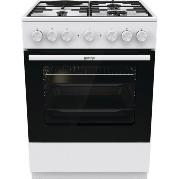Gorenje GK6B43WD Κουζίνα 71lt με Εστίες Φυσικού Αερίου & Ρεύματος Π60εκ. Λευκή Gorenje GK6B43WD Κουζίνα 71lt με Εστίες Φυσικού Αερίου & Ρεύματος Π60εκ. Λευκή